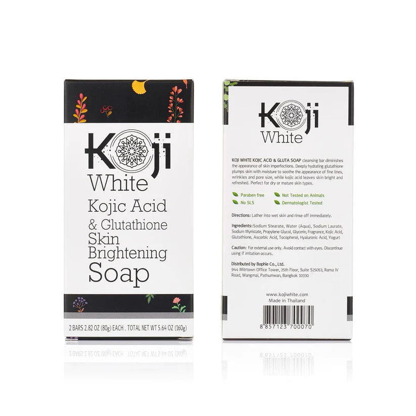 Kojic Acid & Glutathione Skin Brightening Soap (2 Bars)
