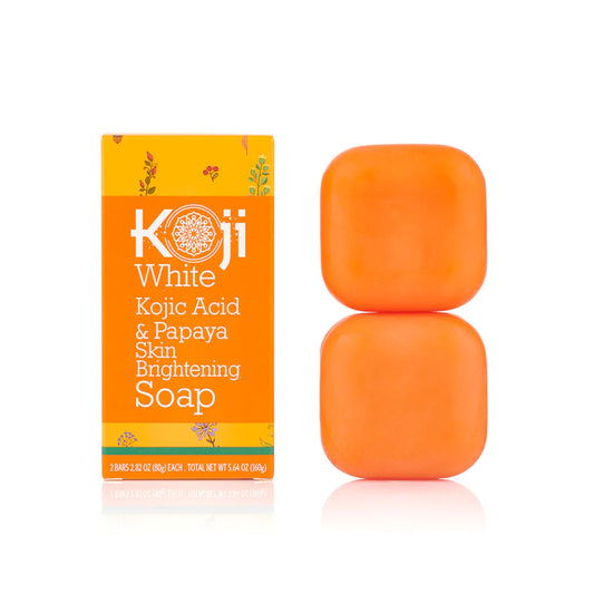 Kojic Acid & Papaya Skin Brightening Soap (2 Bars)