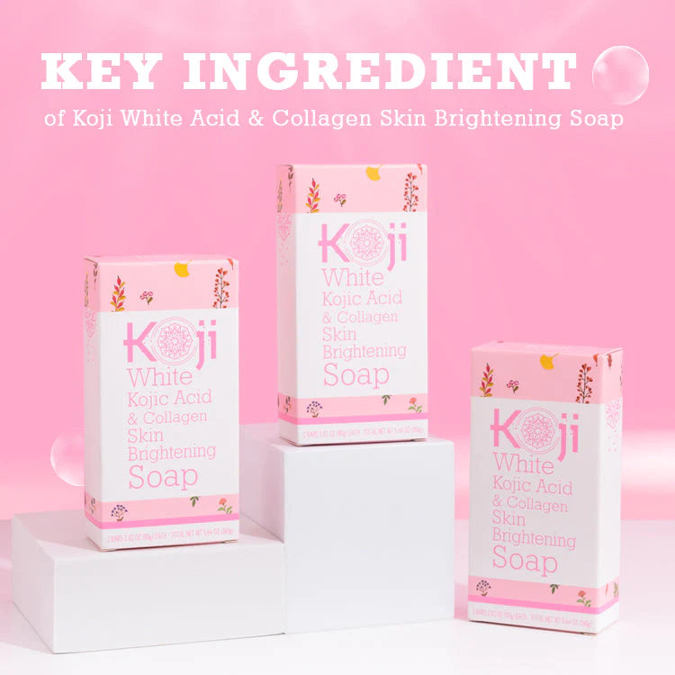 Kojic Acid & Collagen Skin Brightening Soap (2 Bars)
