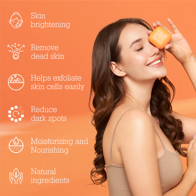 Kojic Acid & Papaya Skin Brightening Soap (2 Bars)