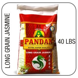 Pandan Rice extra super quality long grain jasmin 40LBS