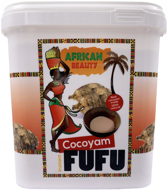 Fufu Cocoyam African Beauty Bucket 4 kg.