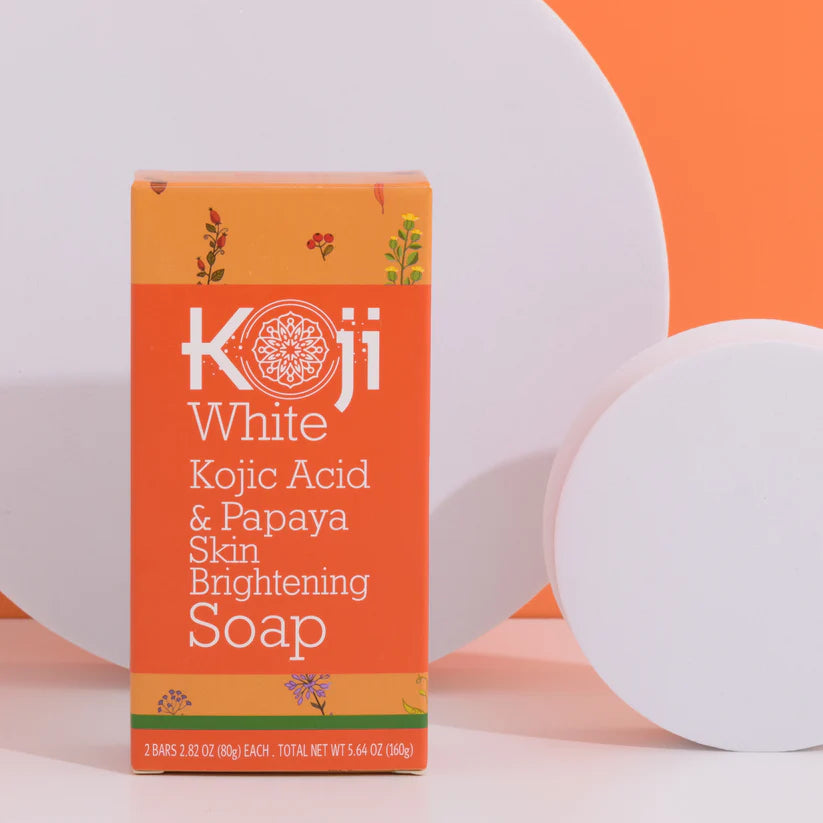 Kojic Acid & Papaya Skin Brightening Soap (2 Bars)