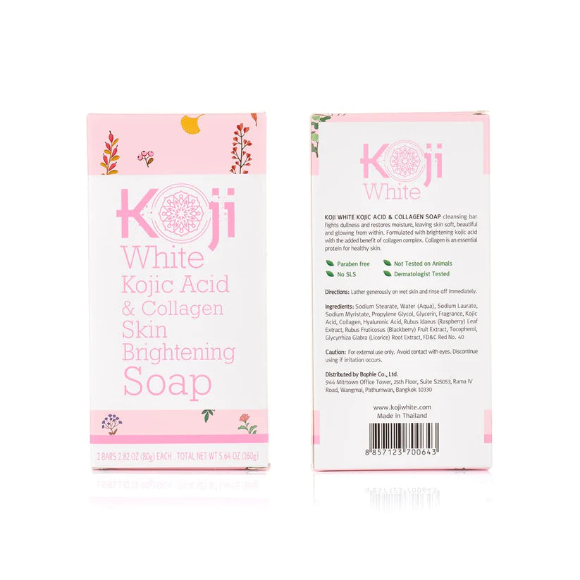 Kojic Acid & Collagen Skin Brightening Soap (2 Bars)