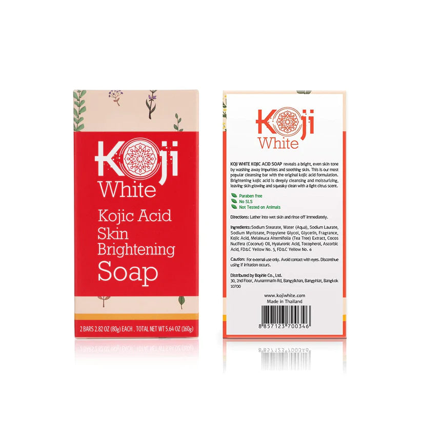 Pure Kojic Acid Skin Brightening Soap (2 Bars)