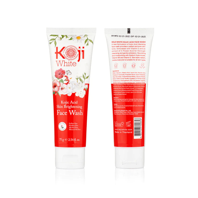 Kojic Acid Skin Brightening Face Wash (1 Tube)